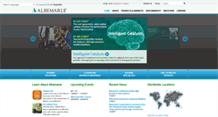 Desktop Screenshot of albemarle.com