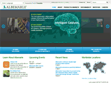 Tablet Screenshot of albemarle.com